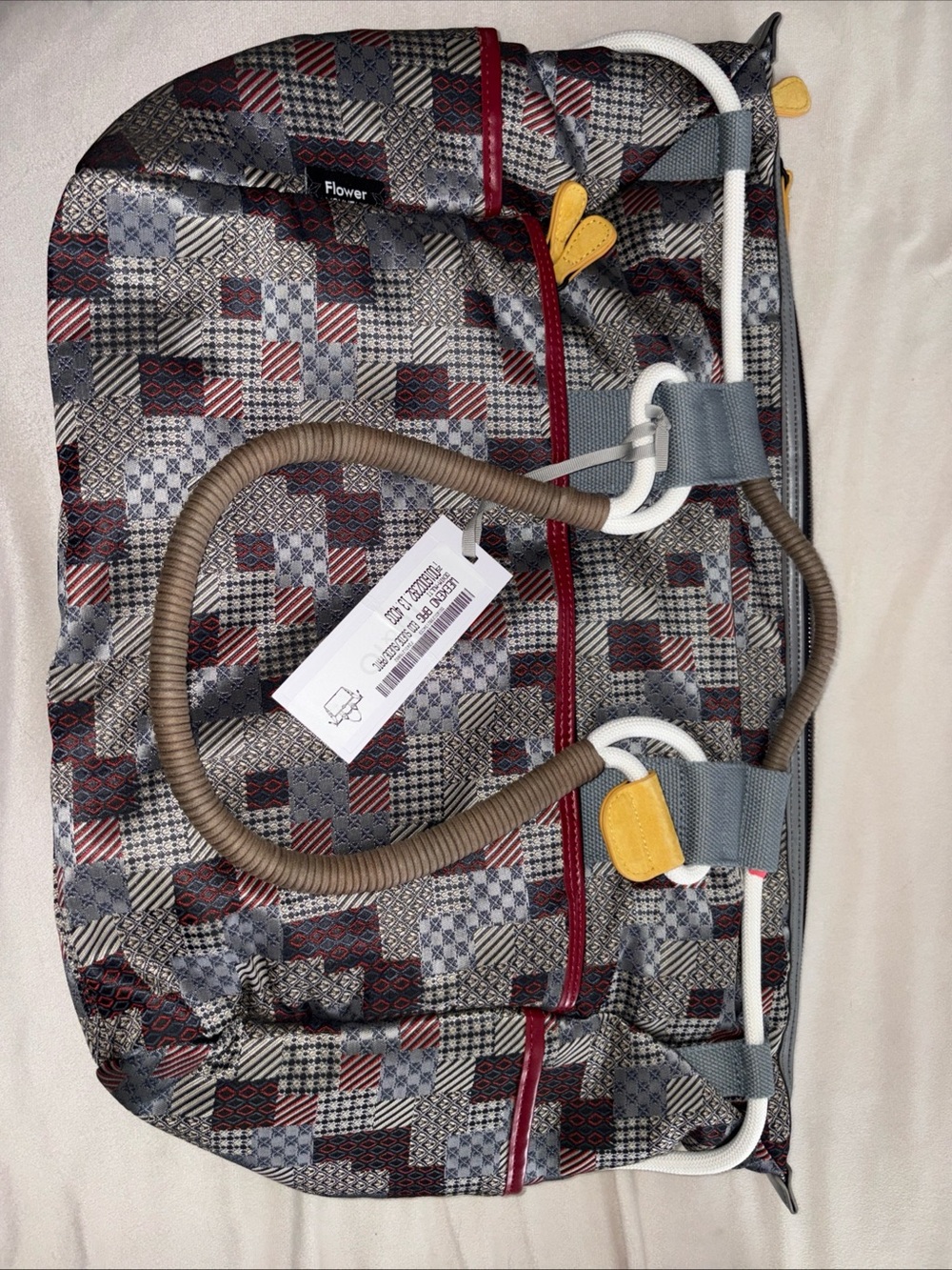 NWT Flower Mountain Weekend Bag in Patchwork Denim-Multi - Picture 3 of 10